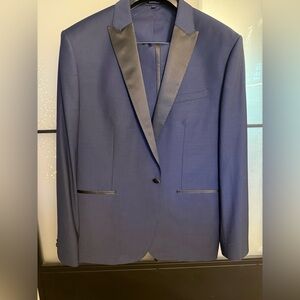 Express Slim Fit Navy Blue Tuxedo 48R
